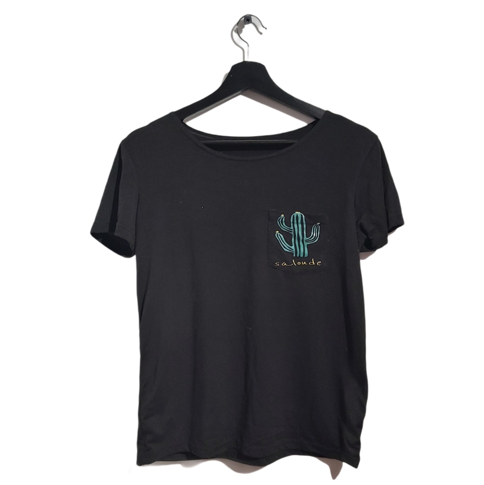 Black cactus shirt
